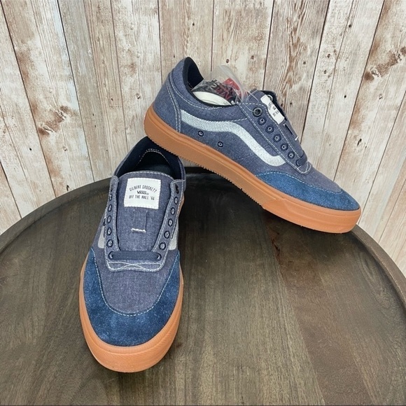 Vans Gilbert Crockett (Rawhide) Navy Shoe Size 8 Women - Picture 1 of 10